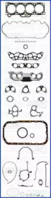WILMINK GROUP wg1164570 -  Комплект прокладок, двигатель